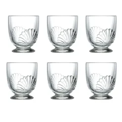La Rochère Boles Para Postre<6 Vasos Belle-ile 32 cl, Transparent Transparente
