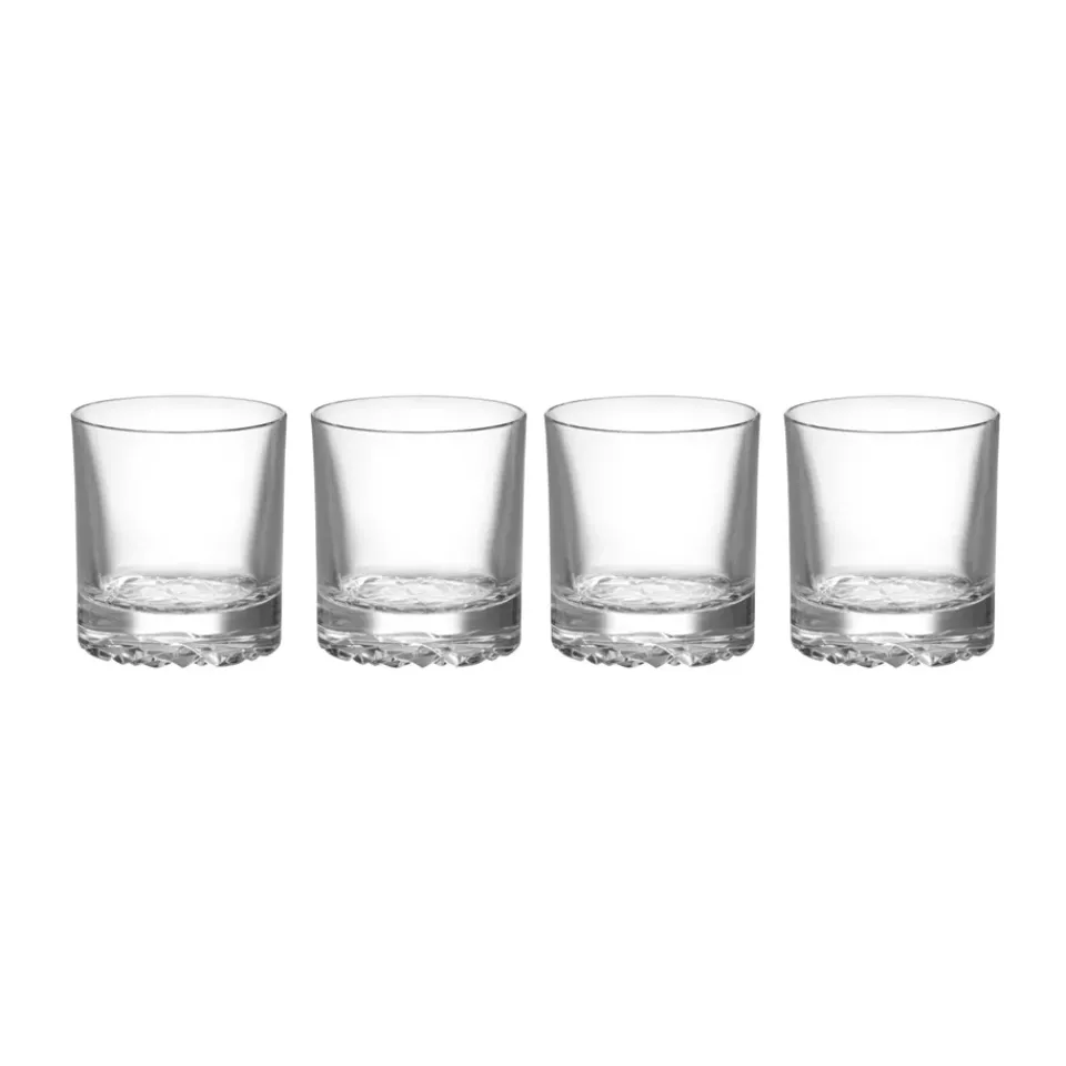 Orrefors 4 Vasos Carat double old fashioned 28 cl, Transparente Sale