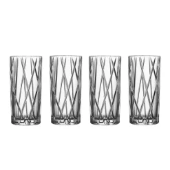 Orrefors 4 Vasos City High Ball, 35 cl Transparente Clearance