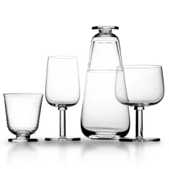 Kosta Boda 2 Vasos con pie ie Viva 25 cl, Klar Transparente Sale