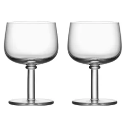 Kosta Boda Copas De Vino<2 Vasos con pie Viva 35 cl, Transparente