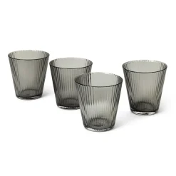 Rosendahl Vasos De Agua<4 Vasos de agua Grand Cru Nouveau 26 cl, Smoke GrisNegroTransparente