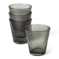 Rosendahl Vasos De Agua<4 Vasos de agua Grand Cru Nouveau 26 cl, Smoke GrisNegroTransparente
