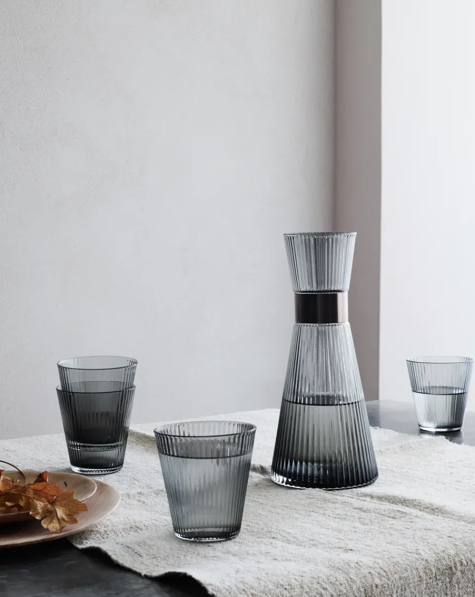 Rosendahl Vasos De Agua<4 Vasos de agua Grand Cru Nouveau 26 cl, Smoke GrisNegroTransparente