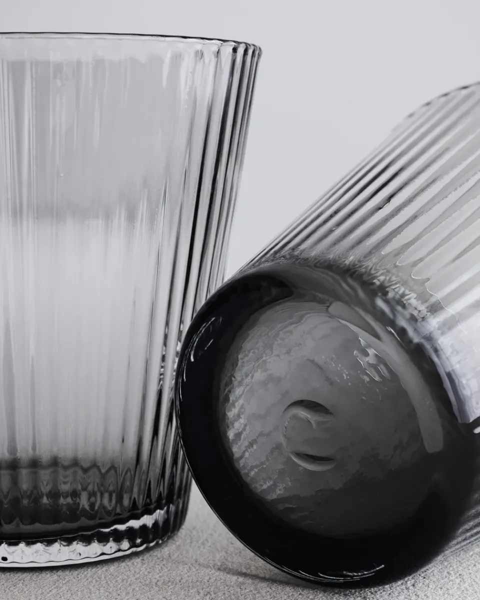 Rosendahl Vasos De Agua<4 Vasos de agua Grand Cru Nouveau 26 cl, Smoke GrisNegroTransparente