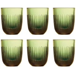 La Rochère Vasos De Agua<6 Vasos de agua Ouessant 29 cl, oliva Verde