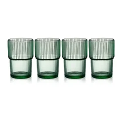 Bitz 4 Vasos de café Kusintha caféglas 38 cl, Green Verde Clearance