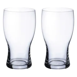 Villeroy & Boch 2 Vasos de cerveza Purismo pint, Transparente New