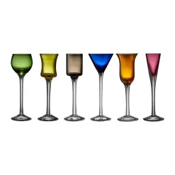 Lyngby Glas 6 Vasos de chupito 2,5-5 cl, Mix Multi Outlet