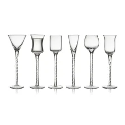 Lyngby Glas 6 Vasos de chupito Rom 2,5-5 cl, Transparente Outlet