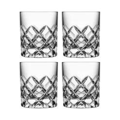 Orrefors 4 Vasos de whisky Sofiero, Transparente Hot