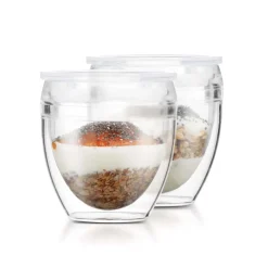 Bodum Tazas De Plástico<2 Vasos doble pared Pavina To Go, 25 cl Transparente