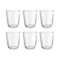 Eva Solo 6 Vasos Facet 27 cl, Transparente Discount