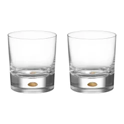 Orrefors Vasos De Whisky Y Coñac<2 Vasos Intermezzo old fashioned 25 cl, Oro Color dorado