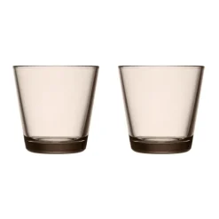 Iittala 2 Vasos Kartio 21 cl, lino Beige Clearance
