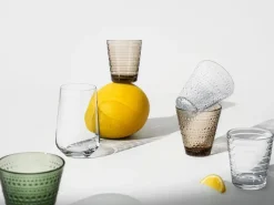 Iittala Vasos De Agua<2 vasos Kastehelmi 30cl, Transparente