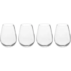 Scandi Living 4 Vasos para agua Karlevi, 33 cl Transparente Hot