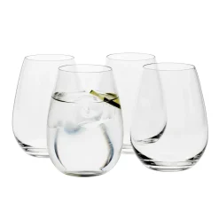 Scandi Living 4 Vasos para agua Karlevi, 33 cl Transparente Hot