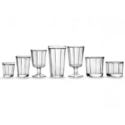 Serax Vasos De Agua<4 Vasos Surface, 30 cl Transparente