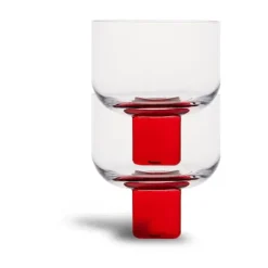 Byon 2 Vasos Victoria 35 cl, Rojo-transparente RojoTransparente Best