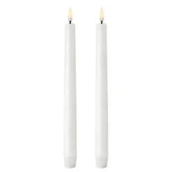 Uyuni Lighting Velas Led<2 Velas alargadas LED Uyuni , 25,2 cm Blanco