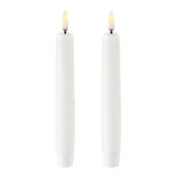 Uyuni Lighting Velas Led<2 Velas alargadas LED Uyuni , 15,5 cm Blanco