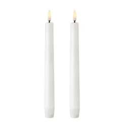 Uyuni Lighting 2 Velas alargadas LED Uyuni , 20,5 cm Blanco Discount