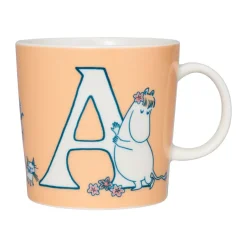 Moomin Arabia Tazas De Los Mumin<ABC Taza Moomin 40 cl, A Naranja