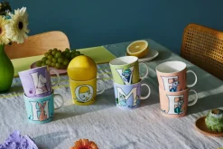 Moomin Arabia Tazas De Los Mumin<ABC Taza Moomin 40 cl, E Rosa