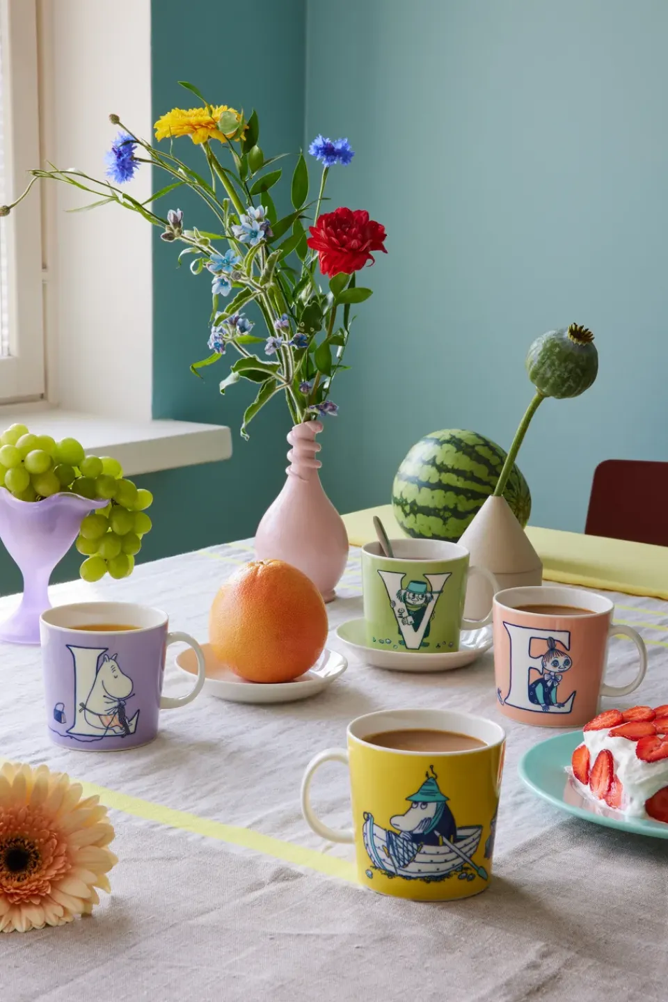 Moomin Arabia ABC Taza Moomin 40 cl, V Verde Sale