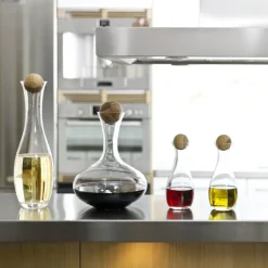 Sagaform Aceitera y vinagrera Nature, set de 2 Transparente Best