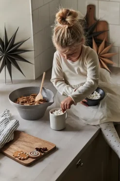 Broste Copenhagen Adorno de navidad Venok Estrella Ø30 cm, Fungi Marrón