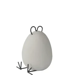 DBKD Decoración De Pascua<Adorno de pascua Heavy Hen hormigón, pequeño Gris