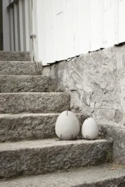 DBKD Decoración De Pascua<Adorno de pascua Heavy Hen hormigón, pequeño Gris