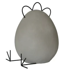 DBKD Decoración De Pascua<Adorno de pascua Heavy Hen hormigón, grande Gris
