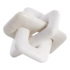 Lene Bjerre Detalles Decorativos<Adorno Ellia 15 cm, White Blanco