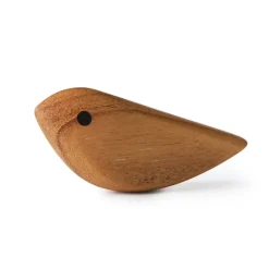 Warm Nordic Figuras Decorativas De Madera<Adorno Twirling Bird S, Teca Marrón