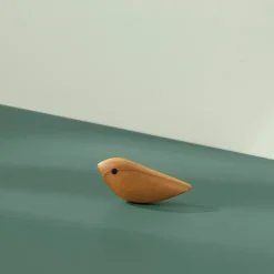Warm Nordic Figuras Decorativas De Madera<Adorno Twirling Bird S, Teca Marrón