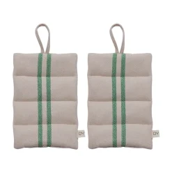OYOY Manoplas De Horno Y Agarradores|Manoplas De Horno Y Agarradores<Agarraderas Linu 2-pack, Green Verde