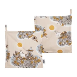 Moomin Arabia Manoplas De Horno Y Agarradores|Manoplas De Horno Y Agarradores<Agarraderas Moomin Friends forever 2-pack, 22x22 cm Multi