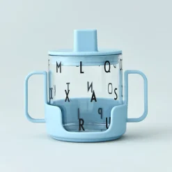 Design Letters Cristalería Infantil|Otra Cristalería<Agarrador para vaso de tritan , claro Azul