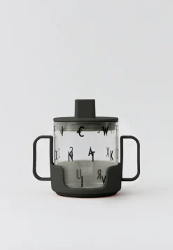Design Letters Cristalería Infantil|Otra Cristalería<Agarrador para vaso de tritan , Negro