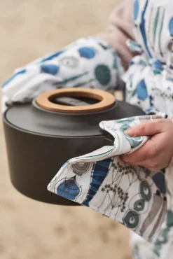 Almedahls Manoplas De Horno Y Agarradores|Manoplas De Horno Y Agarradores<Agarrador Picknick 23x23 cm estampado pequeño, Azul-beige AzulBeige