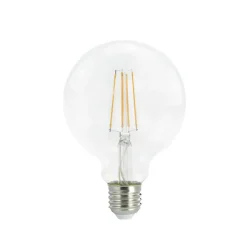 Airam Filamento LED 3 pasos regulable globo fuente de luz, , con memoria, 95mm e27, 7w Transparente Discount
