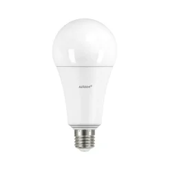 Airam Superlux Normal A67 fuente de luz, LED regulable E27 20W opal Blanco