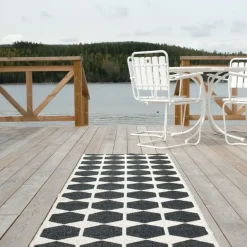 Brita Sweden Alfombra Anna, , 70 x 200 cm Negro Outlet