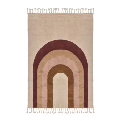Scandi Living Alfombra Arc of Colors 170x240 cm, Rose Rosa Outlet