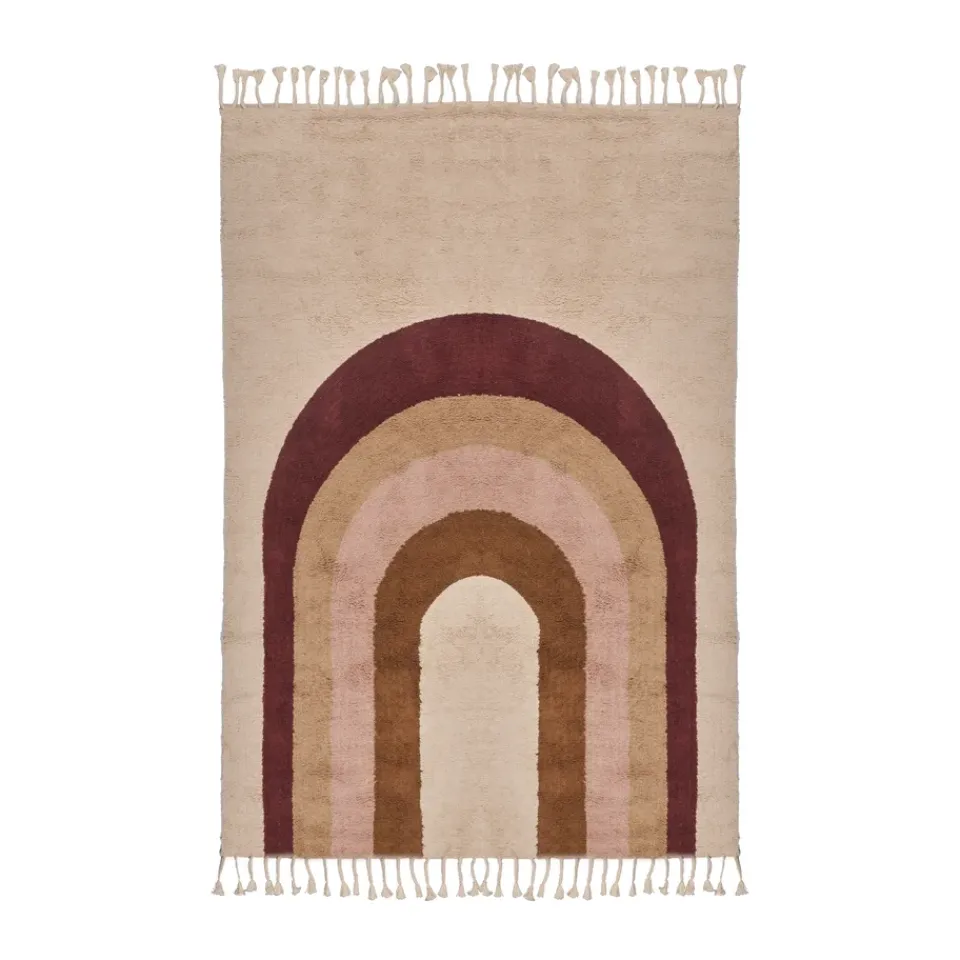 Scandi Living Alfombra Arc of Colors 170x240 cm, Rose Rosa Outlet