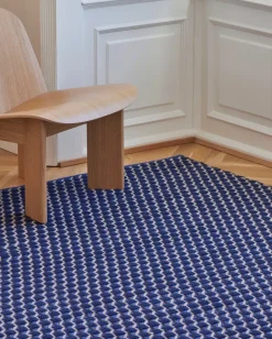 HAY Alfombra Channel, Azul-blanco 140x200 cm AzulBlanco Discount