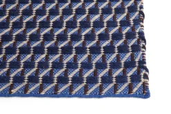 HAY Alfombra Channel, Azul-blanco 140x200 cm AzulBlanco Discount